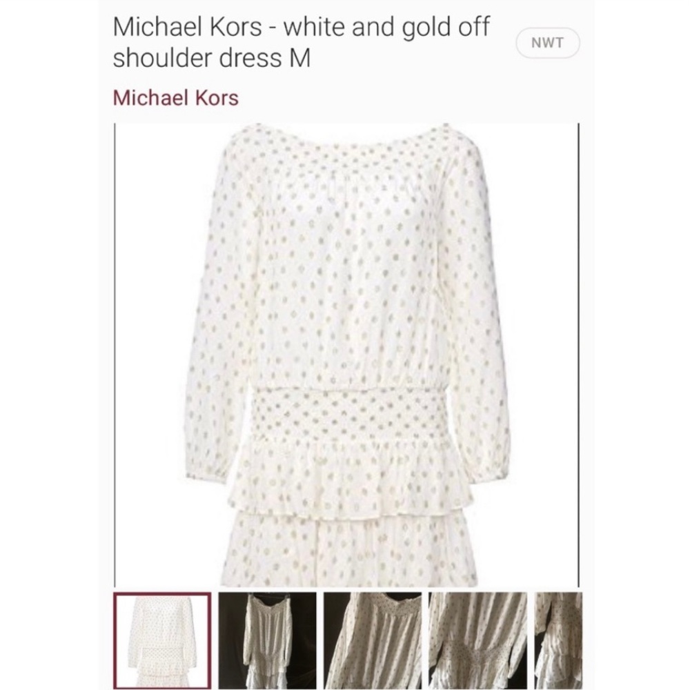 Michael Kors Off-shoulder dress